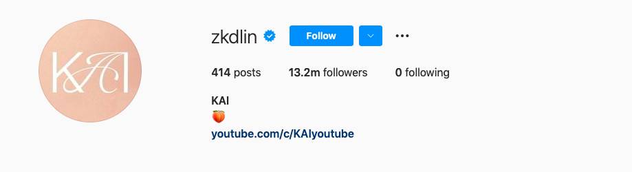 Tangkapan layar Instagram KAI (instagram.com/zkdlin)