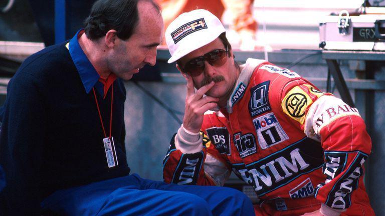 Sir Frank Williams bersama Nigel Mansell (skysports.com)