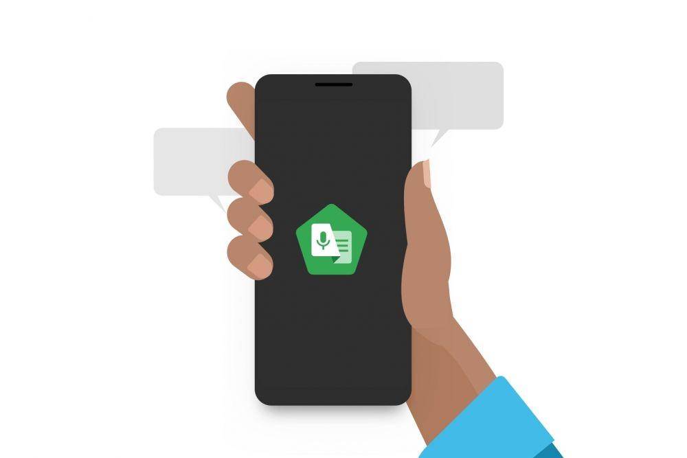 ilustrasi aplikasi Live Transcribe (android.com)