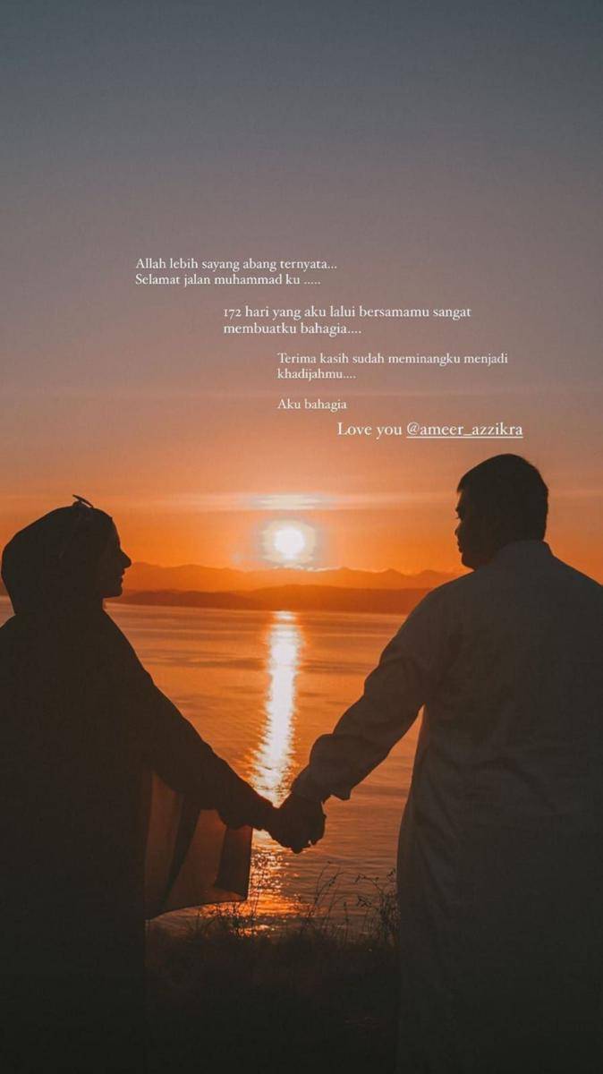 Ameer Azzkira meninggal (instagram.com/enazirashf_)