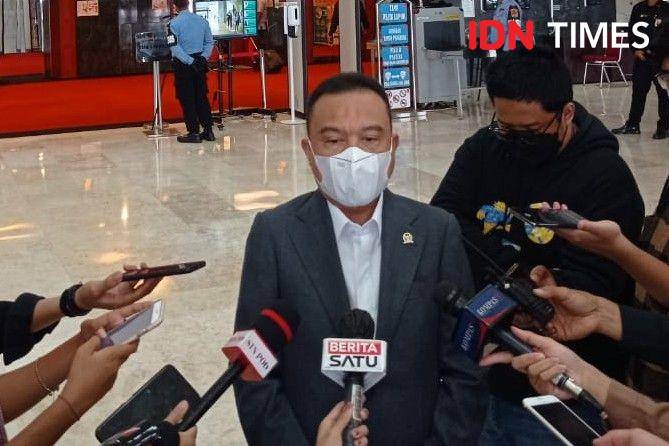 Wakil Ketua DPR, Sufmi Dasco Ahmad di Gedung DPR/MPR Jakarta, Senin (29/11/2021). (IDN Times/Sachril Agustin)