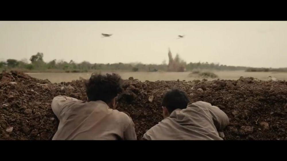 Belanda menjatuhkan bom di Maguwo (youtube.com/ Film Kadet 1947)