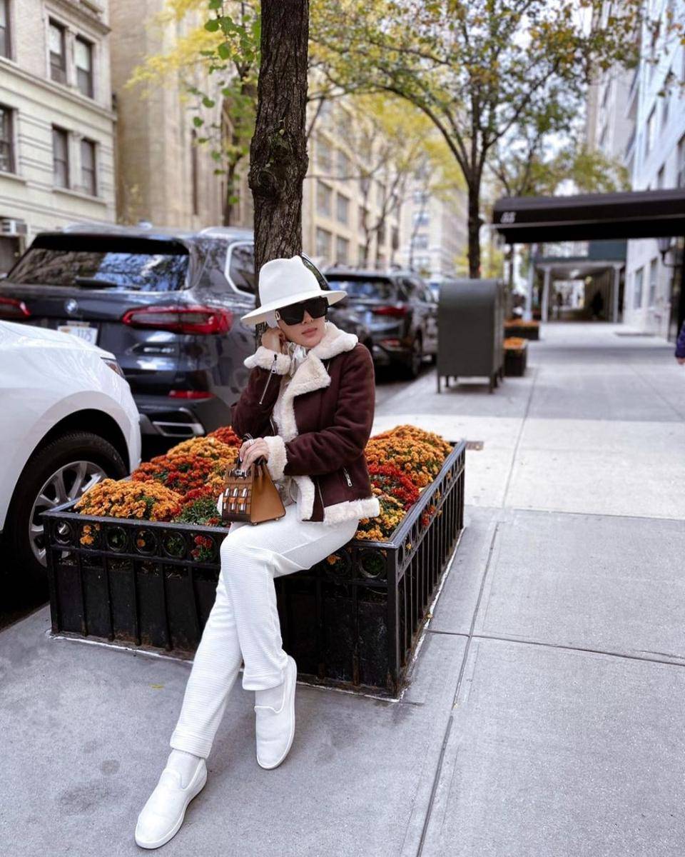 Potret liburan Syahrini di Amerika. (instagram.com/princessyahrini)