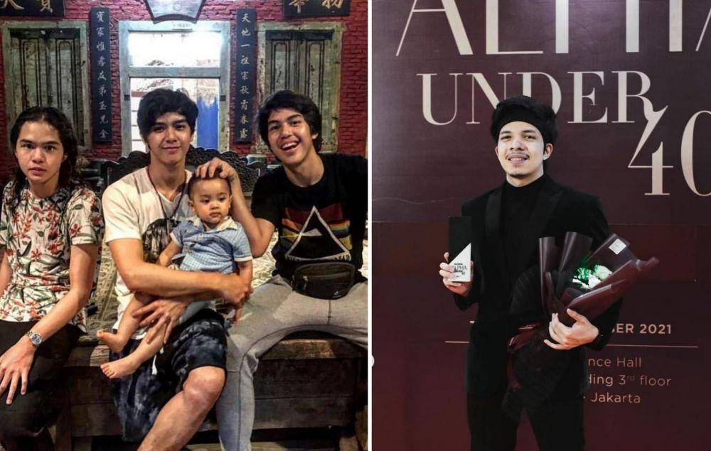 kolase potret artis dan saudara (instagram.com/alghazali7 | instagram.com/attahalilintar)