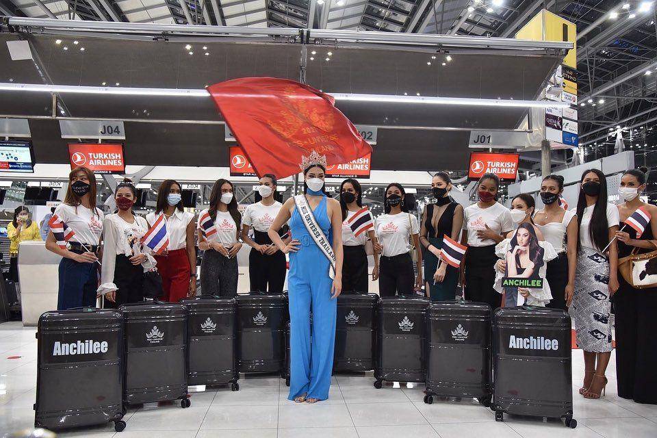 Potret Keberangkatan Kontestan Miss Universe 2021 ke Eilat, Israel (Instagram.com/missuniverse.in.th)