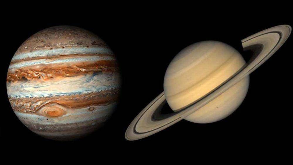 Jupiter dan Saturnus (techexplorist.com)