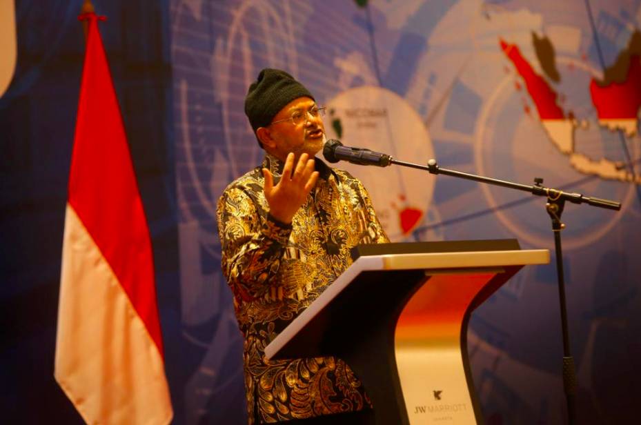 Dubes India untuk Indonesia, Manoj Kumar Bharti, dalam acara peresmian buku Kesamaan, India-Indonesia: The Next Step di Hotel JW Marriott (Dok. Kedutaan India)