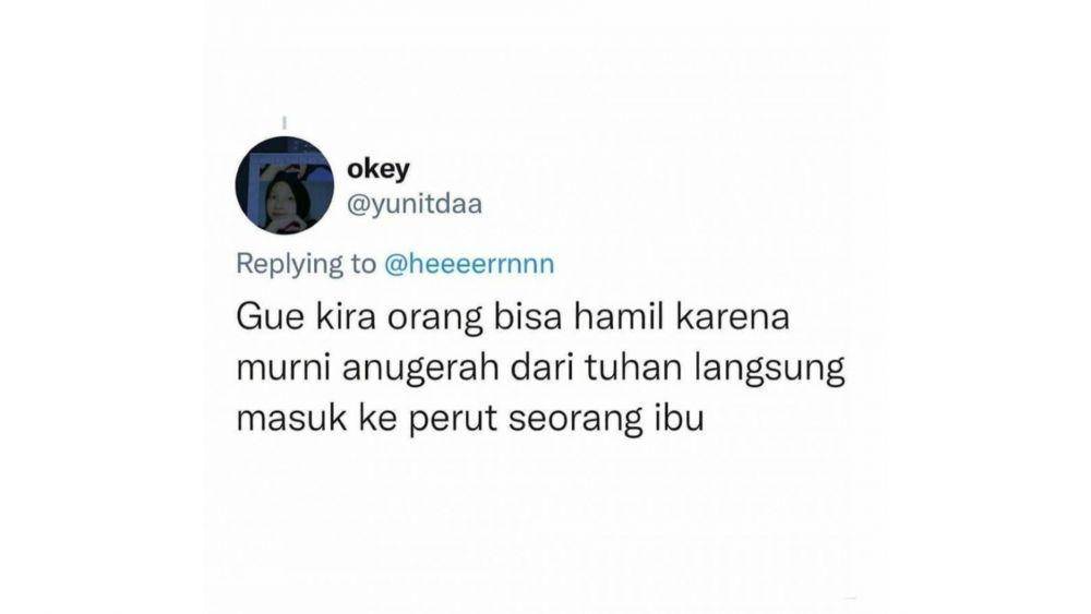 Perkiraan yang polos bikin ngakak. (instagram.com/twittersangpengagum)