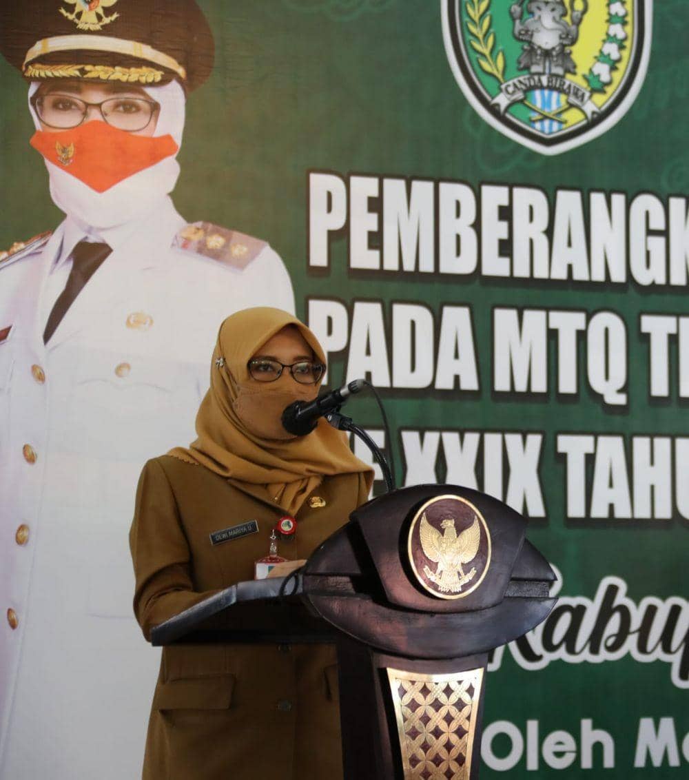 Wakil Bupati Kediri, Dewi Mariya Ulfa dalam sebiah kegiatan. IDN Times/ istimewa