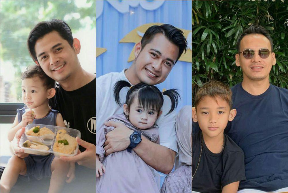 9 Potret Eza, Ben, Miqdad Addausy saat Momong Anak, Trio Hot Daddy SDC