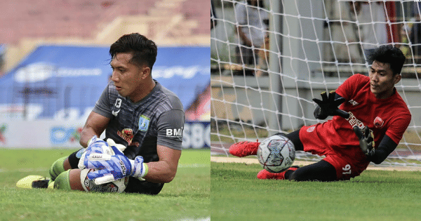 Kiper Persela Lamongan, Dwi Kuswanto - Kiper PSM Makassar, Hilman Syah (Instagram.com/perselafc - Instagram.com/psm_makassar)