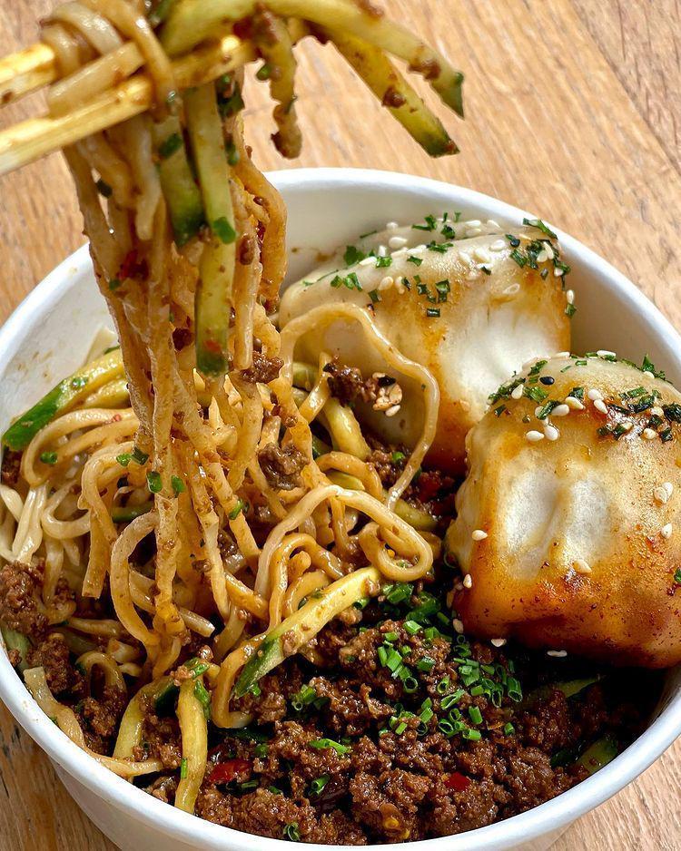 dandan noodles (instagram.com/ thefoodbaddie)