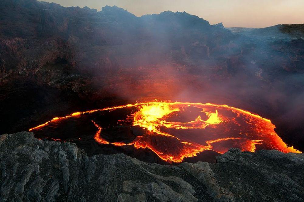 Gunung Erta Ale wilayah Dallol Ethiopia (instagram.com/nicolapaltani)