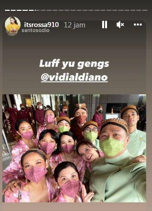 tangkapan layar momen pertunangan Vidi Aldiano dan Sheila Dara Aisha (instagram.com/itsrossa910)