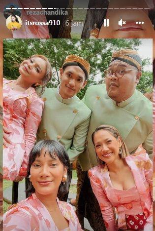tangkapan layar momen pertunangan Vidi Aldiano dan Sheila Dara Aisha (instagram.com/itsrossa910)