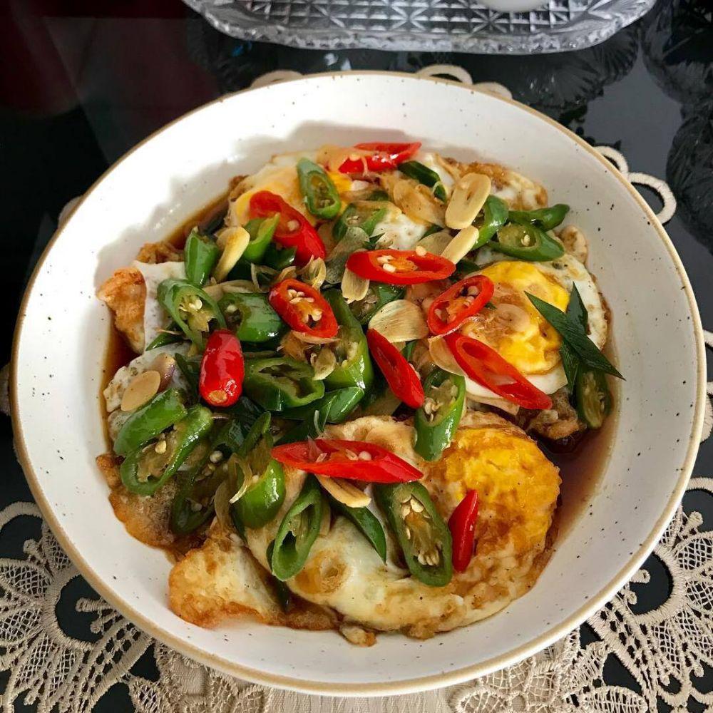 Resep Telur Ceplok Saus Tiram yang Manis dan Gurih