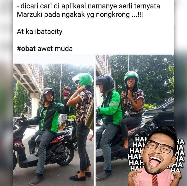 status media sosial naik angkutan umum (instagram.com/saveojol)