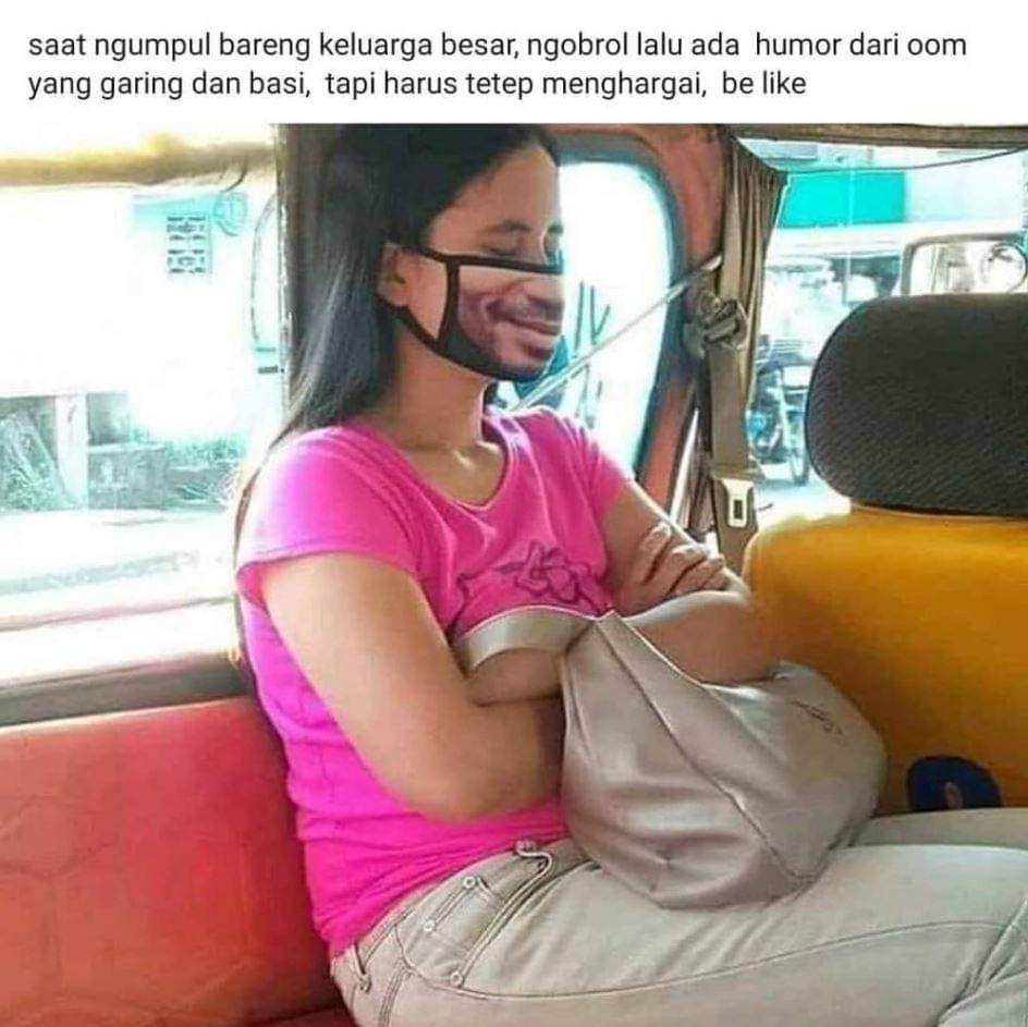 status media sosial naik angkutan umum (instagram.com/meme.comic.indonesiia)