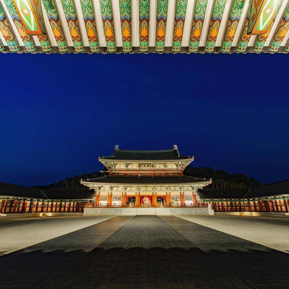 potret Istana Sabi di dalam kompleks Baekje Cultural Land (instagram.com/baekje_culturalland)