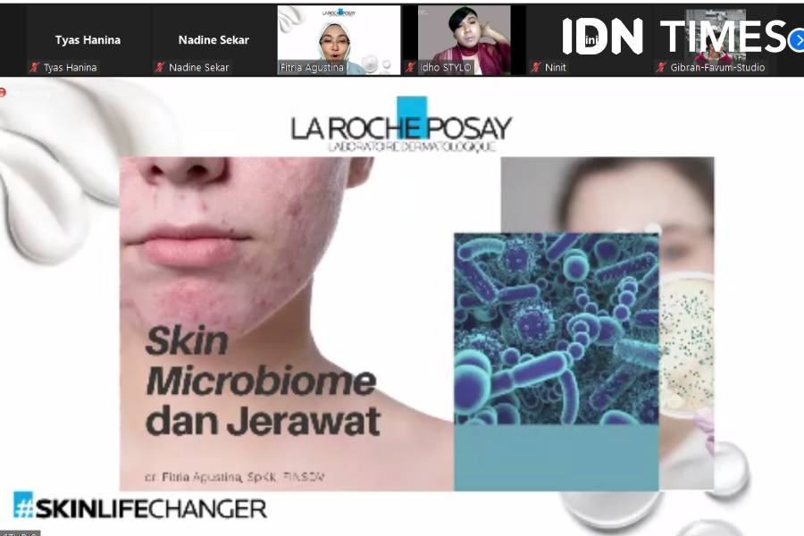 Liputan "DERMLIVE by La Roche-Posay", Selasa (30/11/2021). IDN Times/Tyas Hanina
