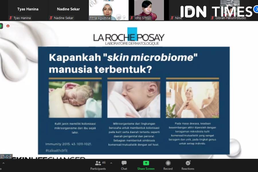 Liputan "DERMLIVE by La Roche-Posay", Selasa (30/11/2021). IDN Times/Tyas Hanina