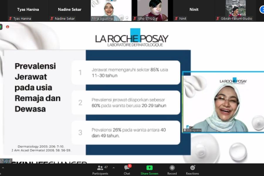 Liputan "DERMLIVE by La Roche-Posay", Selasa (30/11/2021). IDN Times/Tyas Hanina
