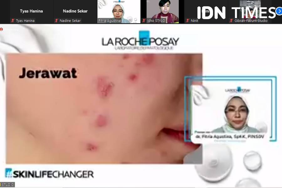 Liputan "DERMLIVE by La Roche-Posay", Selasa (30/11/2021). IDN Times/Tyas Hanina