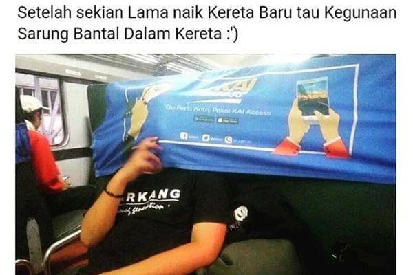 status media sosial naik angkutan umum (instagram.com/ngakakkocak)