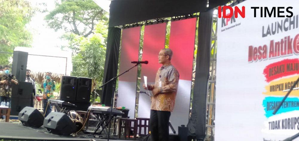Wakil Ketua KPK, Alexander Marwata dalam acara launching Desa Anti Korupsi di Kampung Mataraman, Bantul, Yogyakarta.(IDN Times/Daruwaskita)