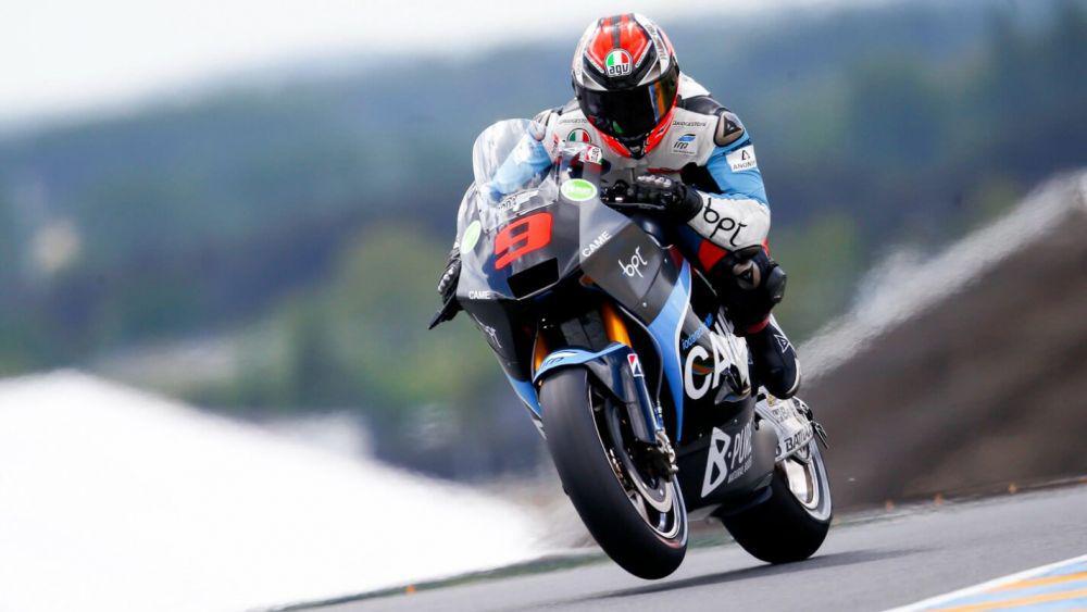 Danilo Petrucci mengendarai motor Claiming Rules Team. (motogp.com)