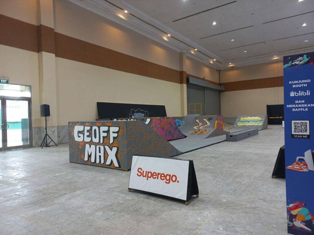 Skateboard arena USS 2021 (IDN Times/Zefanya Alviano)