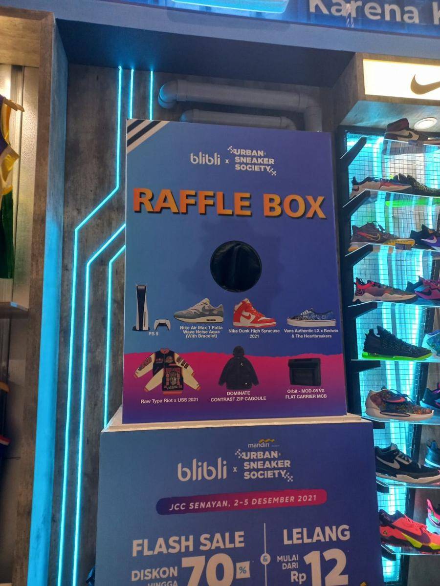 Raffle Box Blibli x USS 2021 (IDN Times/Zefanya Alviano)