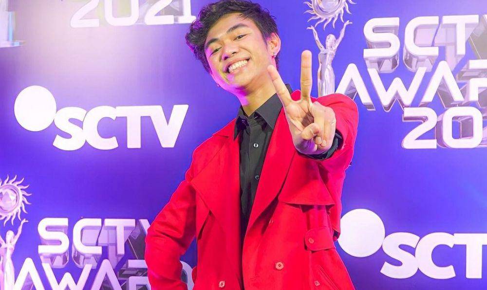 Gilang UN1TY saat menghadiri SCTV Awards 2021. (instagram.com/gilang_un1ty)