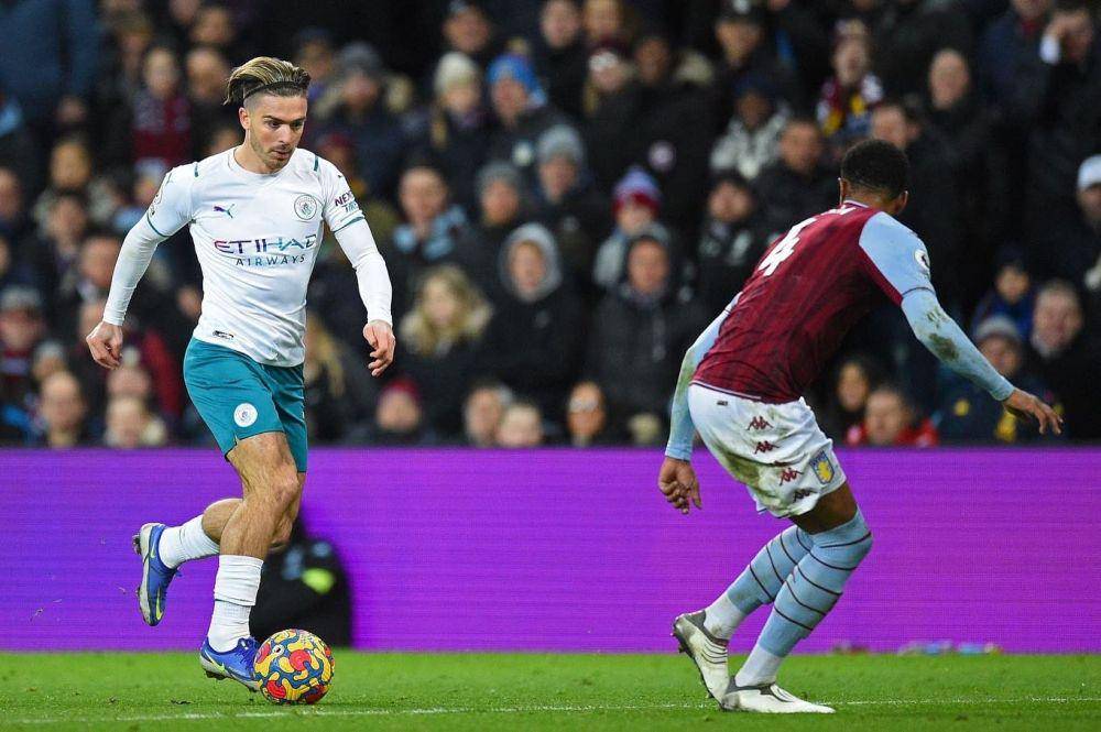 potret Jack Grealish berseragam Manchester City di Villa Park (twitter.com/JackGrealish)