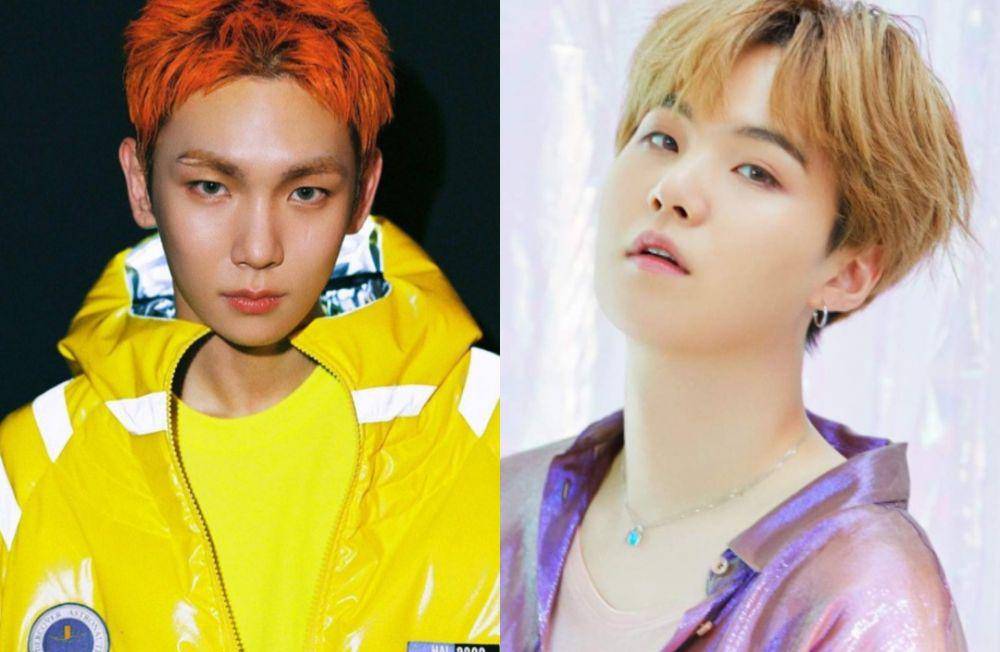 Key SHINee (instagram.com/bumkeyk) | Suga BTS (facebook.com/bangtan.official)