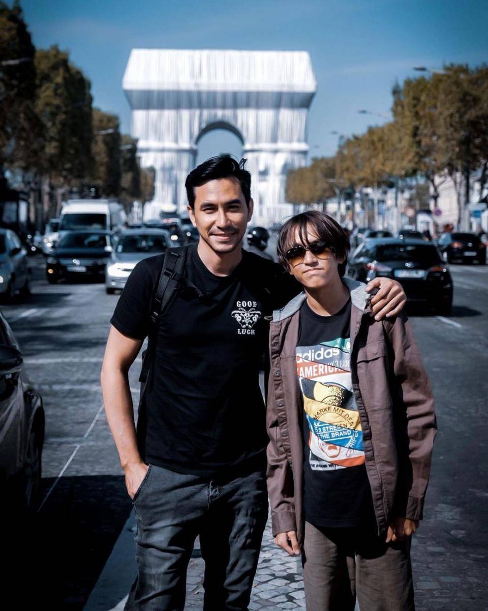 Darius Sinathrya dan Lionel Nathan  (instagram.com/darius_sinathrya)