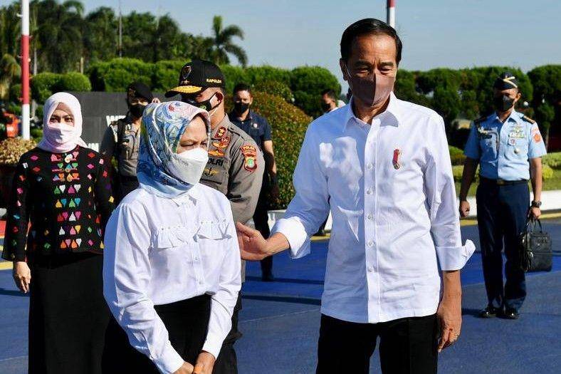 Presiden Jokowi dan Iriana melakukan kunjungan kerja ke Bali pada Kamis (2/12/2021). (dok. Biro Pers Kepresidenan)