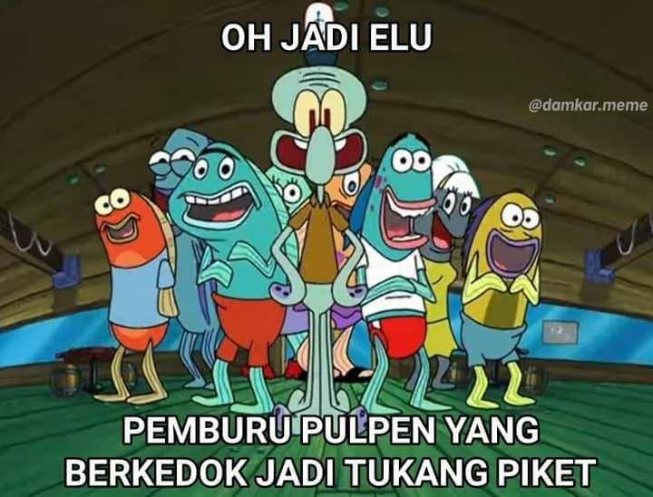 meme akting (instagram.com/damkar.meme)