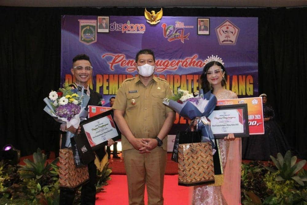 Wakil Bupati Malang, Didik Gatot Subroto saat menghadiri acara duta pemuda. Instagram/prokopimkabmalang