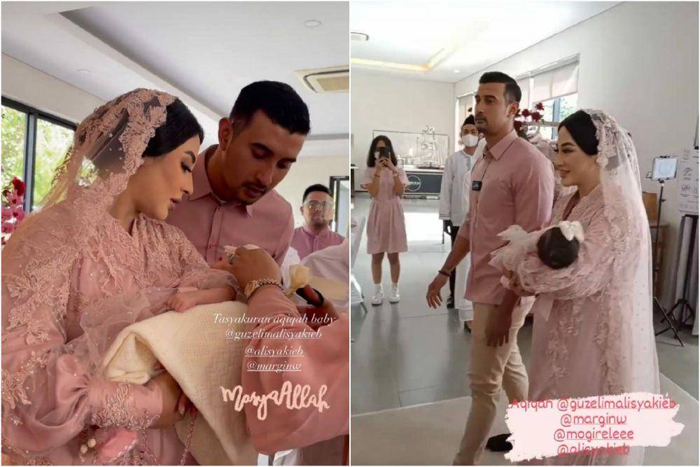 akikah anak Margin Wieheerm dan Ali Syakieb (instagram.com/marginw)