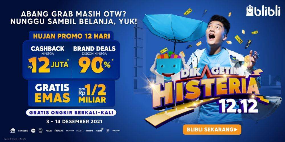 Promo Blibli: Dikagetin Histeria 12.12 (Dok. Blibli)