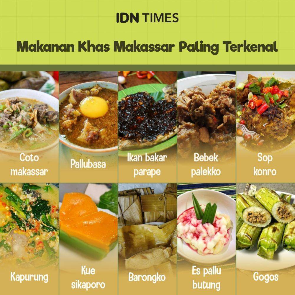 Makanan khas Makassar (IDN Times/Sukma Mardya Shakti)