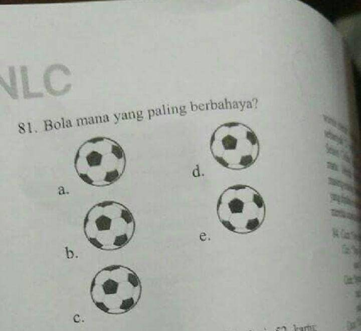 soal pilihan ganda (instagram.com/redaksiana)