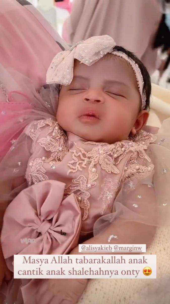 akikah anak Margin Wieheerm dan Ali Syakieb (instagram.com/marginw)