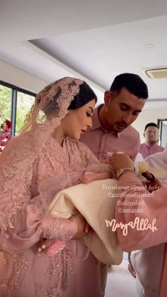 akikah anak Margin Wieheerm dan Ali Syakieb (instagram.com/marginw)