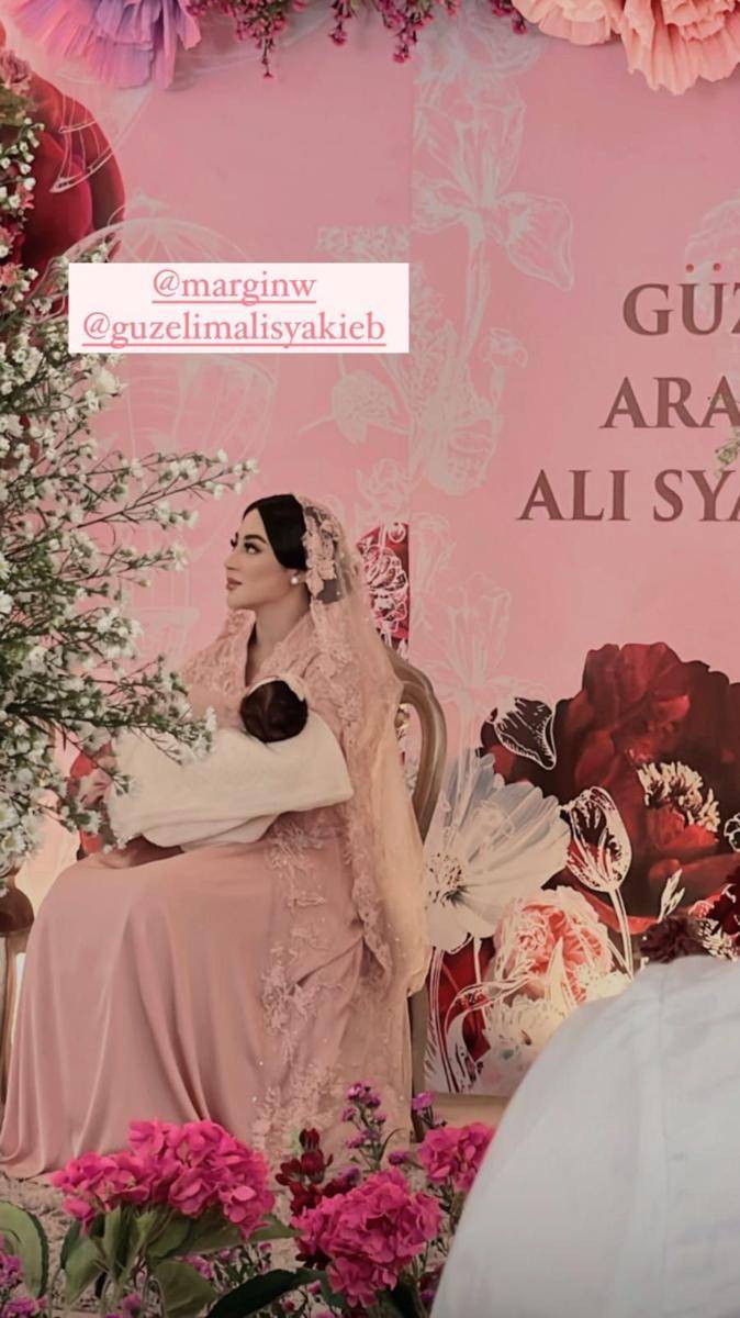 akikah anak Margin Wieheerm dan Ali Syakieb (instagram.com/marginw)
