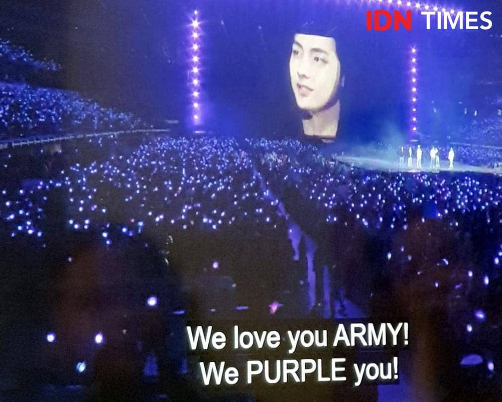 Konser BTS Permission to Dance on Stage hari keempat di Los Angeles. (IDN Times/Uni Lubis)