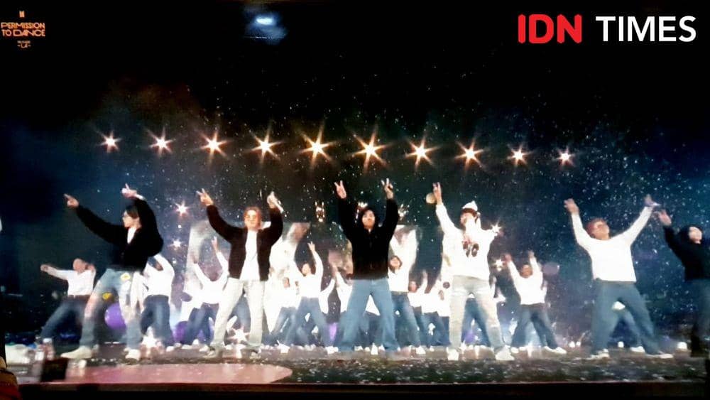 Konser BTS Permission to Dance on Stage hari keempat di Los Angeles. (IDN Times/Uni Lubis)