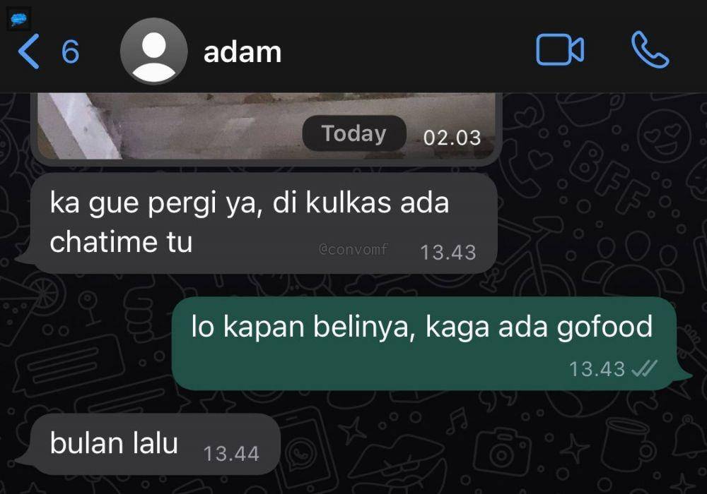 chat kakak adik (twitter.com/convomf)