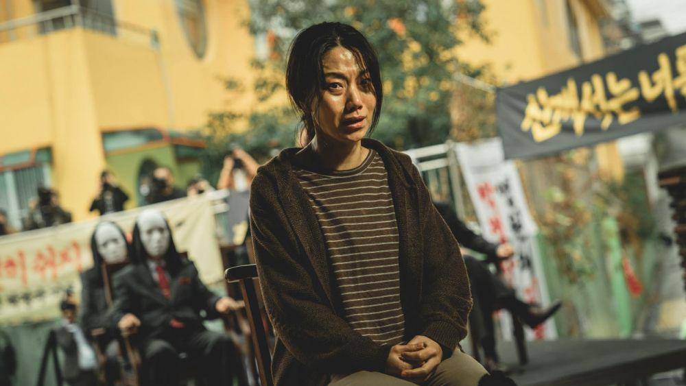 demonstrasi Park Jung Ja (dok. Netflix/Hellbound)